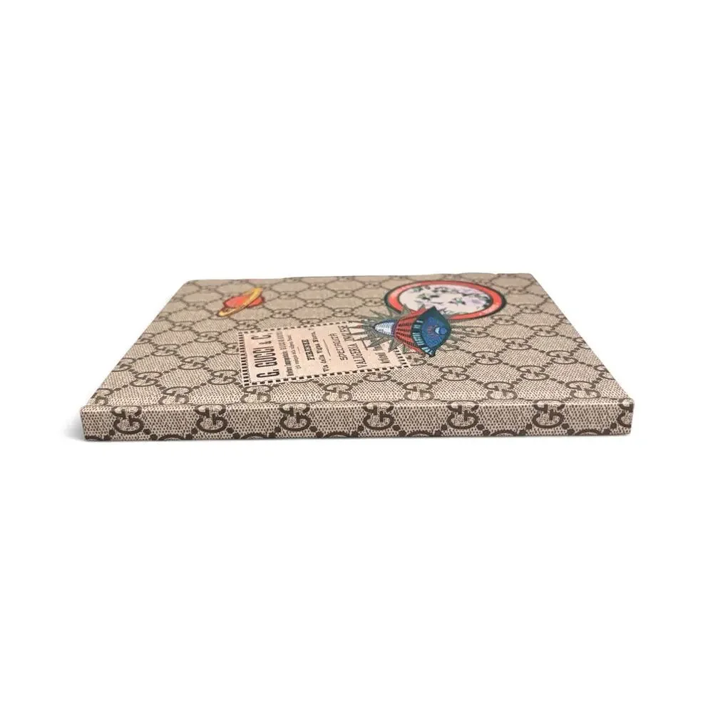 Gucci GG Supreme Courrier Space Notebook Journal UFO Saturn Patch